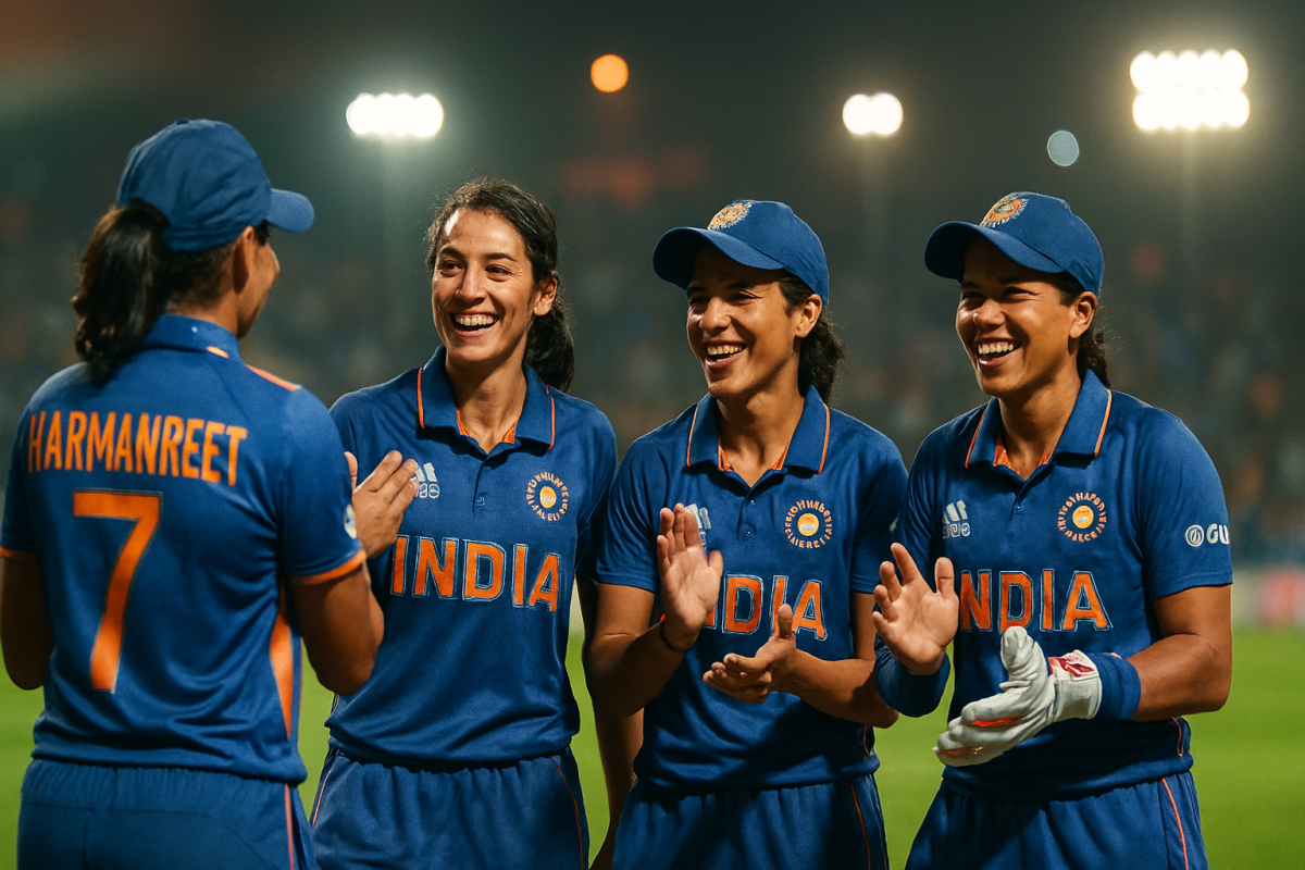 India Women Beat Sri Lanka Women by 8 Wickets in 1st T20I – 2025 Tour